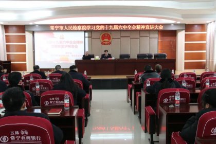 市检察院学习贯彻党的十九届六中全会精神